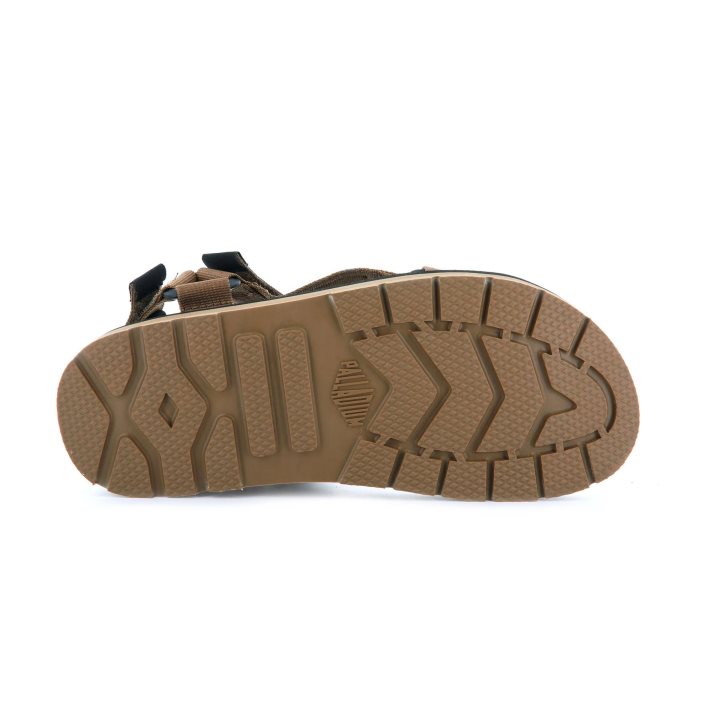 Palladium Outdoorsy Urbanity Women's Sandals Brown | UK M967-VRS